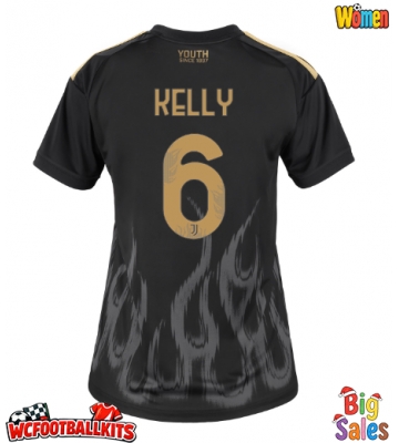 Juventus Lloyd Kelly #6 Replica Third Stadium Shirt for Women 2026-27 Short Sleeve